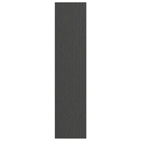 Felpudo a rayas negro y gris 115x500 cm by , Doormats - Ref: Foro24-4105600, Price: 114,97 €, Discount: %