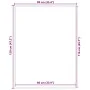 Felpudo azul 90x120 cm by , Doormats - Ref: Foro24-4105573, Price: 30,72 €, Discount: %