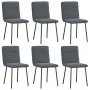 Sillas de comedor 6 unidades terciopelo gris oscuro von , Essstühle - Ref: Foro24-3315580, Preis: 249,49 €, Rabatt: %