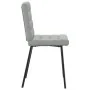 Sillas de comedor 4 unidades terciopelo gris claro by , dining chairs - Ref: Foro24-3315180, Price: 170,83 €, Discount: %