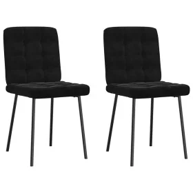 Sillas de comedor 2 unidades terciopelo negro von , Essstühle - Ref: Foro24-4101086, Preis: 89,12 €, Rabatt: %