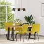 Sillas de comedor 4 unidades terciopelo amarillo de , Sillas de comedor - Ref: Foro24-3315210, Precio: 165,98 €, Descuento: %