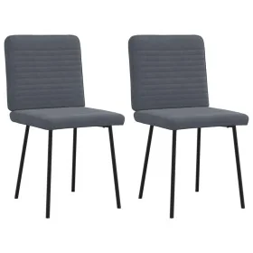 Sillas de comedor 2 unidades terciopelo gris oscuro by , dining chairs - Ref: Foro24-4101134, Price: 88,48 €, Discount: %