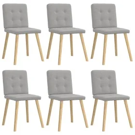 Sillas de comedor 6 uds tela gris nube von , Essstühle - Ref: Foro24-3315447, Preis: 288,54 €, Rabatt: %