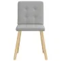 Sillas de comedor 6 uds tela gris nube de , Sillas de comedor - Ref: Foro24-3315447, Precio: 288,52 €, Descuento: %