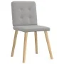 Sillas de comedor 6 uds tela gris nube de , Sillas de comedor - Ref: Foro24-3315447, Precio: 288,52 €, Descuento: %