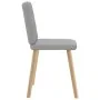 Sillas de comedor 6 uds tela gris nube de , Sillas de comedor - Ref: Foro24-3315447, Precio: 288,52 €, Descuento: %