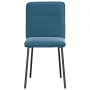 Sillas de comedor 6 unidades terciopelo azul by , dining chairs - Ref: Foro24-3315589, Price: 249,67 €, Discount: %