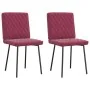 Sillas de comedor 2 unidades terciopelo rojo tinto von , Essstühle - Ref: Foro24-4101108, Preis: 85,43 €, Rabatt: %