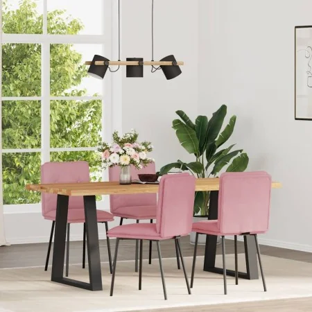 Sillas de comedor 4 unidades terciopelo rosa von , Essstühle - Ref: Foro24-3315413, Preis: 169,88 €, Rabatt: %