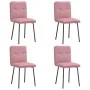 Sillas de comedor 4 unidades terciopelo rosa von , Essstühle - Ref: Foro24-3315413, Preis: 169,88 €, Rabatt: %