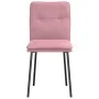 Sillas de comedor 4 unidades terciopelo rosa von , Essstühle - Ref: Foro24-3315413, Preis: 169,88 €, Rabatt: %