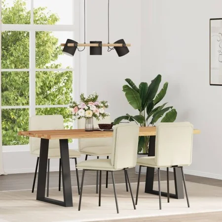 Sillas de comedor 4 unidades terciopelo crema von , Essstühle - Ref: Foro24-3315418, Preis: 171,75 €, Rabatt: %