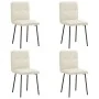 Sillas de comedor 4 unidades terciopelo crema von , Essstühle - Ref: Foro24-3315418, Preis: 171,75 €, Rabatt: %