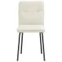 Sillas de comedor 4 unidades terciopelo crema von , Essstühle - Ref: Foro24-3315418, Preis: 171,75 €, Rabatt: %