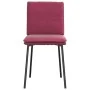 Sillas de comedor 6 unidades terciopelo rojo tinto von , Essstühle - Ref: Foro24-3315619, Preis: 261,07 €, Rabatt: %