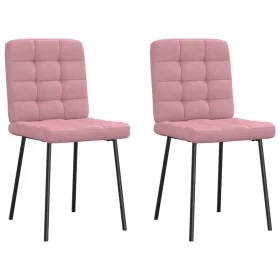Sillas de comedor 2 unidades terciopelo rosa von , Essstühle - Ref: Foro24-4101084, Preis: 89,31 €, Rabatt: %