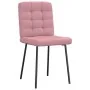 Sillas de comedor 2 unidades terciopelo rosa de , Sillas de comedor - Ref: Foro24-4101084, Precio: 89,31 €, Descuento: %