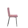 Sillas de comedor 2 unidades terciopelo rosa de , Sillas de comedor - Ref: Foro24-4101084, Precio: 89,31 €, Descuento: %