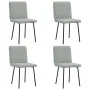 Sillas de comedor 4 unidades terciopelo gris claro von , Essstühle - Ref: Foro24-3315233, Preis: 167,69 €, Rabatt: %