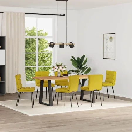 Sillas de comedor 6 unidades terciopelo amarillo von , Essstühle - Ref: Foro24-3315659, Preis: 267,82 €, Rabatt: %