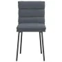 Sillas de comedor 4 unidades terciopelo gris oscuro de , Sillas de comedor - Ref: Foro24-3315383, Precio: 186,49 €, Descuento: %