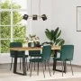Sillas de comedor 4 unidades terciopelo verde oscuro by , dining chairs - Ref: Foro24-3315182, Price: 171,99 €, Discount: %