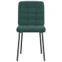 Sillas de comedor 4 unidades terciopelo verde oscuro by , dining chairs - Ref: Foro24-3315182, Price: 171,99 €, Discount: %
