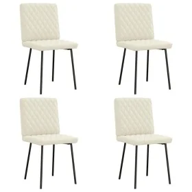 Sillas de comedor 4 unidades terciopelo crema by , dining chairs - Ref: Foro24-3315212, Price: 166,41 €, Discount: %