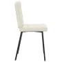 Sillas de comedor 4 unidades terciopelo crema de , Sillas de comedor - Ref: Foro24-3315189, Precio: 170,45 €, Descuento: %