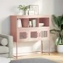 Aparador de acero laminado en frío rosa 100,5x39x107 cm de , Aparadores - Ref: Foro24-853417, Precio: 118,89 €, Descuento: %
