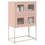 Aparador de acero rosa 68x39x107 cm de , Aparadores - Ref: Foro24-853345, Precio: 100,58 €, Descuento: %