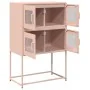Aparador de acero rosa 68x39x107 cm de , Aparadores - Ref: Foro24-853345, Precio: 100,58 €, Descuento: %