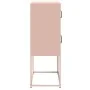 Aparador de acero rosa 68x39x107 cm de , Aparadores - Ref: Foro24-853345, Precio: 100,58 €, Descuento: %