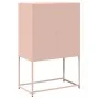 Aparador de acero rosa 68x39x107 cm de , Aparadores - Ref: Foro24-853345, Precio: 100,58 €, Descuento: %