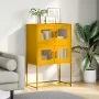Aparador de acero amarillo mostaza 68x39x107 cm de , Aparadores - Ref: Foro24-853347, Precio: 100,58 €, Descuento: %