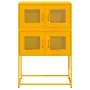 Aparador de acero amarillo mostaza 68x39x107 cm de , Aparadores - Ref: Foro24-853347, Precio: 100,58 €, Descuento: %