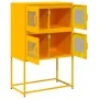 Aparador de acero amarillo mostaza 68x39x107 cm de , Aparadores - Ref: Foro24-853347, Precio: 100,58 €, Descuento: %