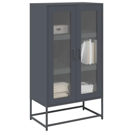 Aparador de acero gris antracita 68x39x123 cm by , Sideboards - Ref: Foro24-853358, Price: 153,57 €, Discount: %