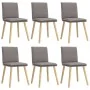 Sillas de comedor 6 unidades de tela gris taupe von , Essstühle - Ref: Foro24-3315631, Preis: 314,55 €, Rabatt: %