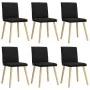 Sillas de comedor giratorias 6 unidades tela negras von , Essstühle - Ref: Foro24-3315627, Preis: 314,55 €, Rabatt: %