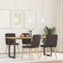 Sillas de comedor 4 unidades tela marrón oscuro von , Essstühle - Ref: Foro24-3315301, Preis: 195,92 €, Rabatt: %
