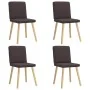 Sillas de comedor 4 unidades tela marrón oscuro von , Essstühle - Ref: Foro24-3315301, Preis: 195,92 €, Rabatt: %
