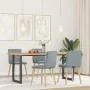 Sillas de comedor 4 unidades tela gris claro de , Sillas de comedor - Ref: Foro24-3315355, Precio: 211,56 €, Descuento: %