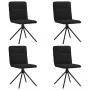 Sillas de comedor 4 unidades tela negras de , Sillas de comedor - Ref: Foro24-3315334, Precio: 203,73 €, Descuento: %