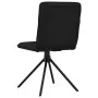 Sillas de comedor 4 unidades tela negras de , Sillas de comedor - Ref: Foro24-3315334, Precio: 203,73 €, Descuento: %