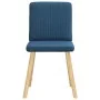Sillas de comedor 6 unidades tela azul de , Sillas de comedor - Ref: Foro24-3315575, Precio: 292,28 €, Descuento: %