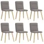 Sillas de comedor 6 unidades de tela gris taupe von , Essstühle - Ref: Foro24-3315596, Preis: 299,31 €, Rabatt: %