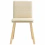 Sillas de comedor 4 unidades tela color crema von , Essstühle - Ref: Foro24-3315362, Preis: 210,66 €, Rabatt: %