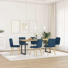 Sillas de comedor 6 unidades tela azul von , Essstühle - Ref: Foro24-3315633, Preis: 314,58 €, Rabatt: %